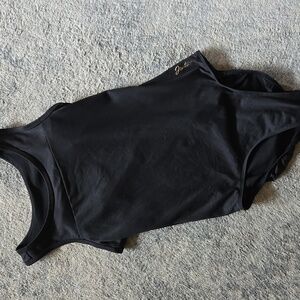 Black Sleeveless Leotard